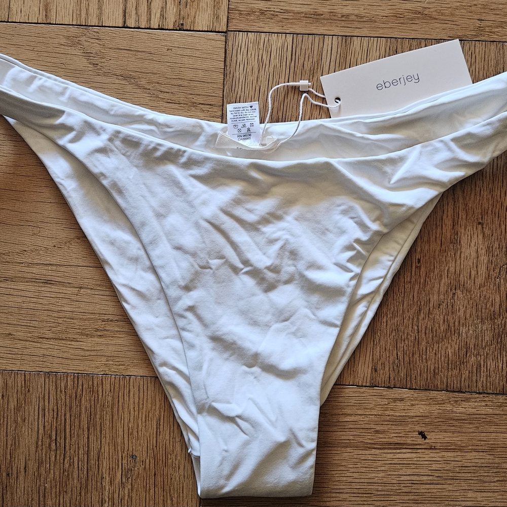 Eberjey White Bikini Bottom
